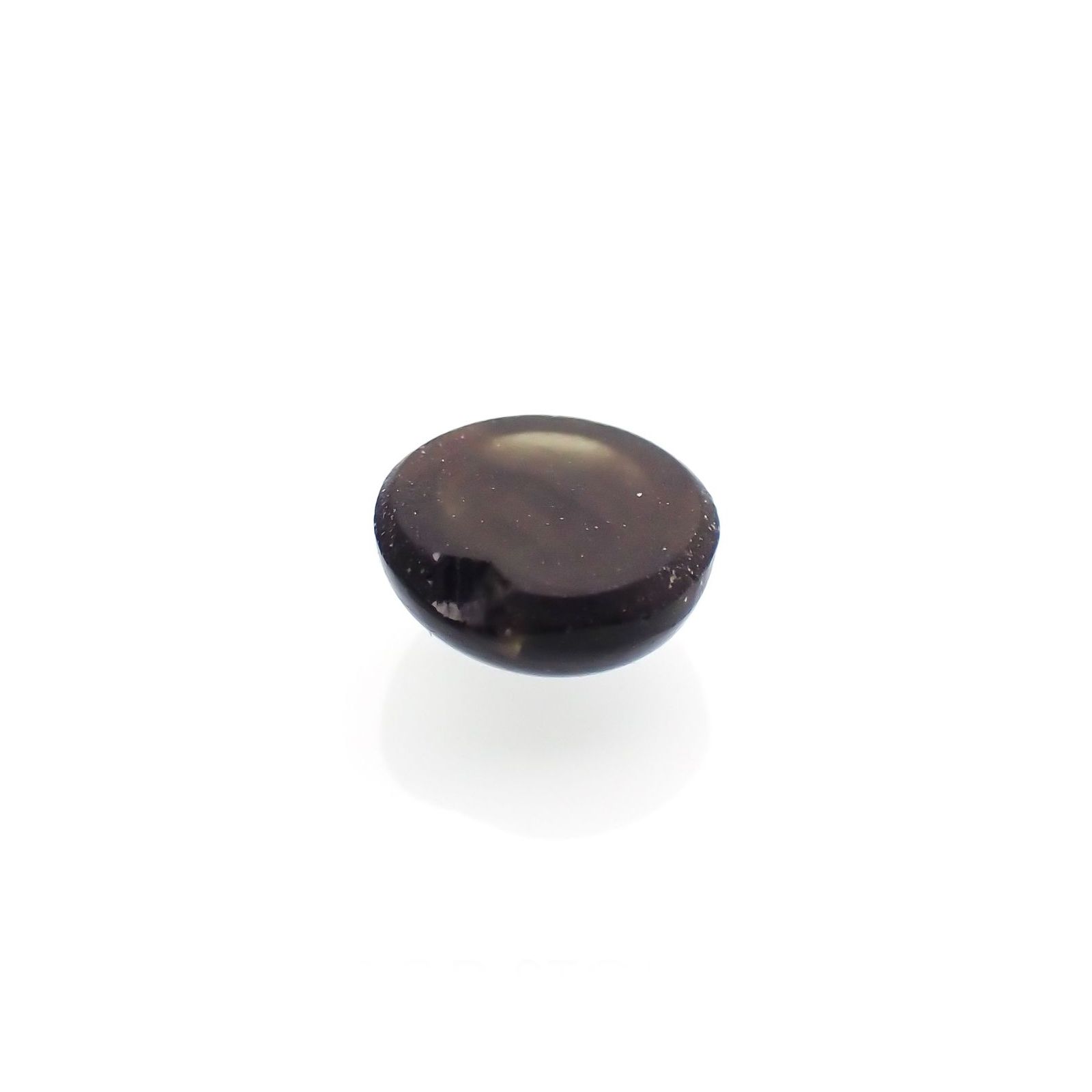 ゴールドシーンサファイア(宝石名シーン・サファイア)ケニア産 識別済 0.84ct / 5.5x5.4mm前後 [260816216]