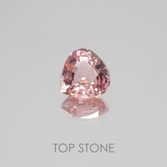 ピンクトルマリン パパラチャカラー ルワンダ産 ルース 1.5ct[21039976]7.5×7.5mm前後