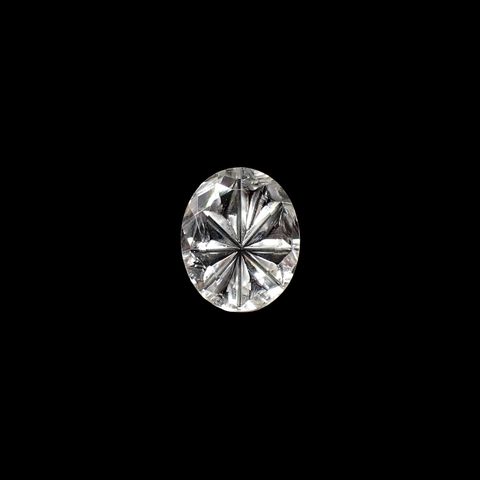 ◇甲州貴石切子Plus Three◇ダンビュライト カード付き(宝石名ダンブライト)メキシコ産 2.41ct 識別済[250630490]10x8.1mm前後