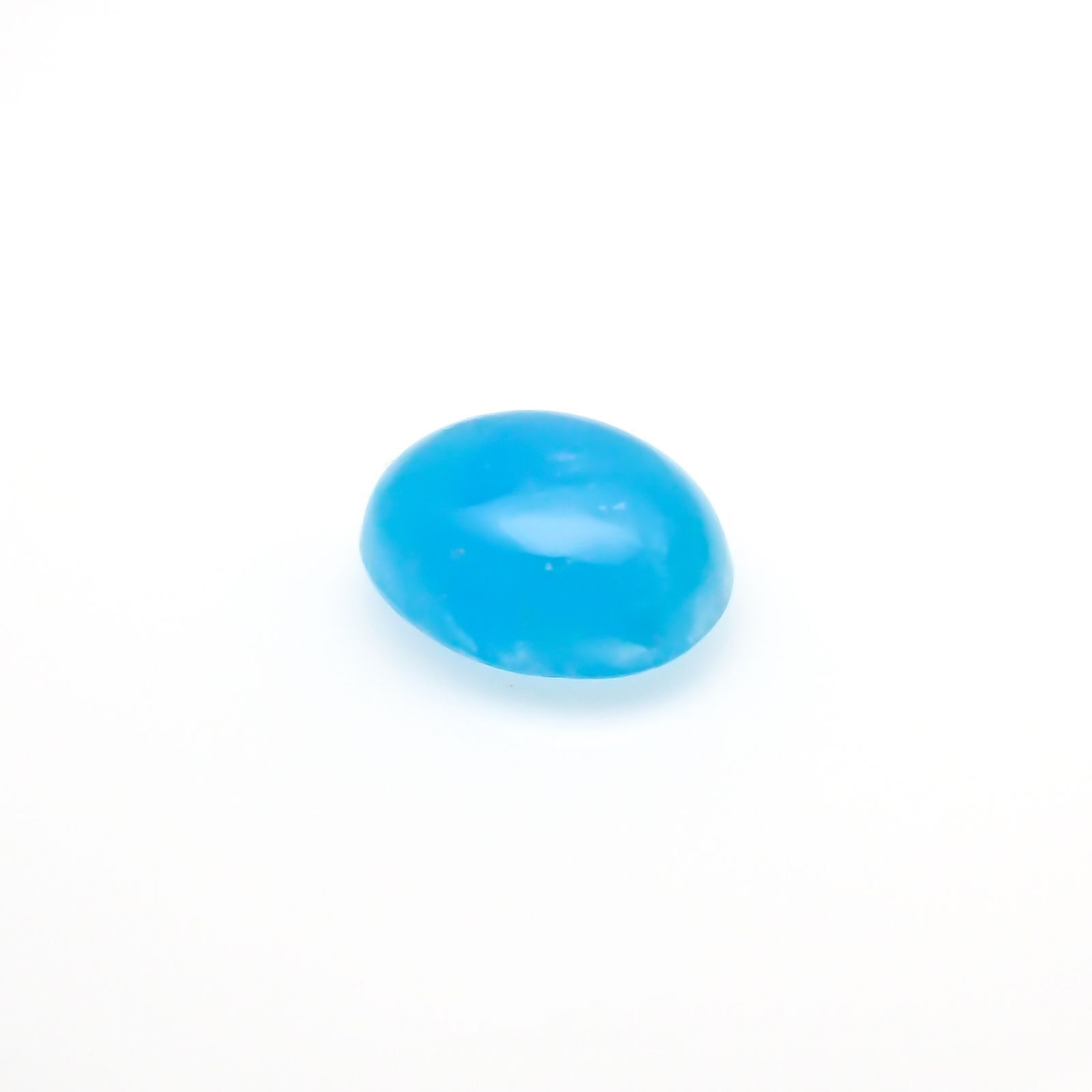 ヘミモルファイト(宝石名ヘミモルファイト)コンゴ産 4.053ct ソ付(彩珠)[230119870]10.8x8.8mm前後