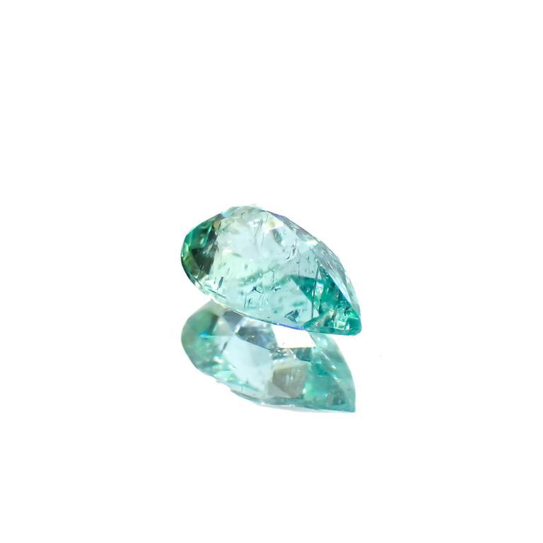 パライバトルマリン(宝石名トルマリン/別名パライバ・トルマリン)ブラジル・キントス鉱山産 0.23ct 識別済[221018837]5.3x3.4mm前後