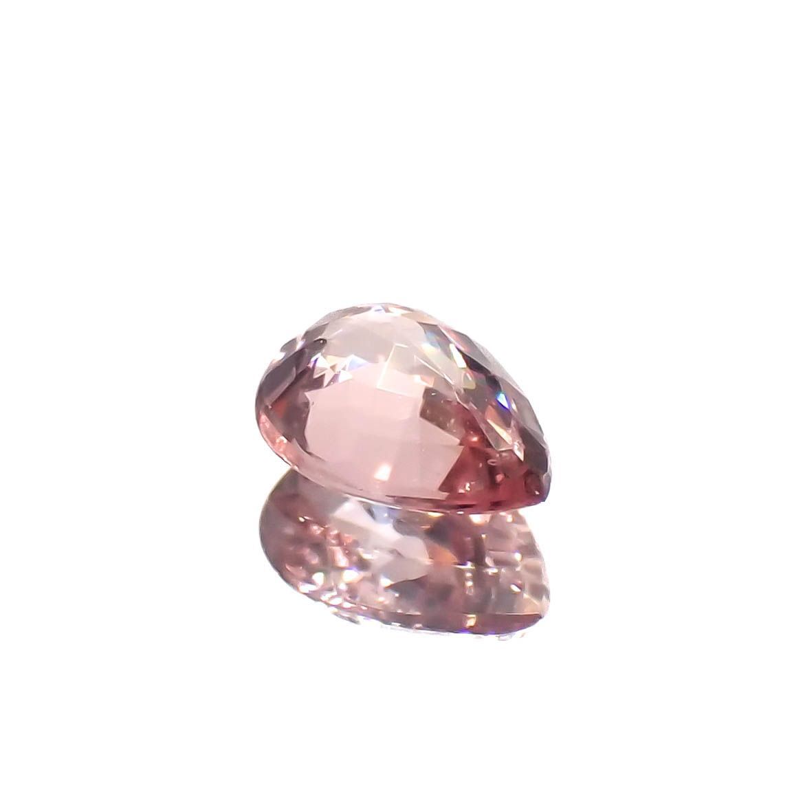 パパラチャサファイア(宝石名サファイア/別名パパラチャ・サファイア)スリランカ産 0.18ct GIA鑑付[230119734]4.08x3.08mm前後