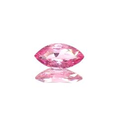 ホットピンクスピネル(宝石名ピンク・スピネル)タンザニア産 ソ付(彩珠) 1.210ct / 10x5.2mm前後 [231124094]