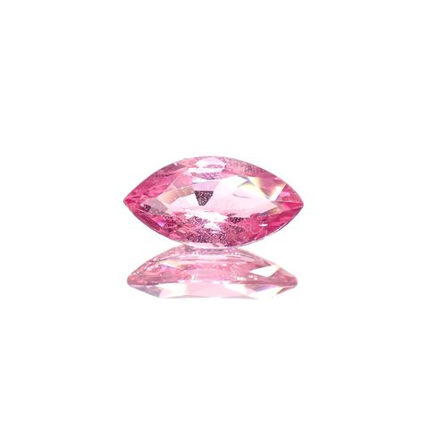 ホットピンクスピネル(宝石名ピンク・スピネル)タンザニア産 ソ付(彩珠) 1.210ct / 10x5.2mm前後 [231124094]