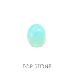 ブルーオパール ペルー産 ルース 0.96ct[20095496]7.7×6.2mm前後