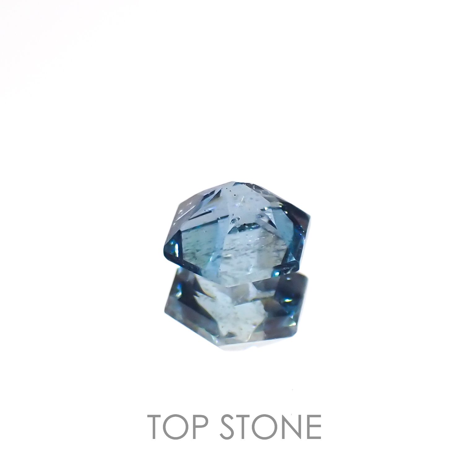 ◇ヘキサゴンカット◇サンタマリアアクアマリン ブラジル産 0.56ct[230119918]5.1x5.1mm前後