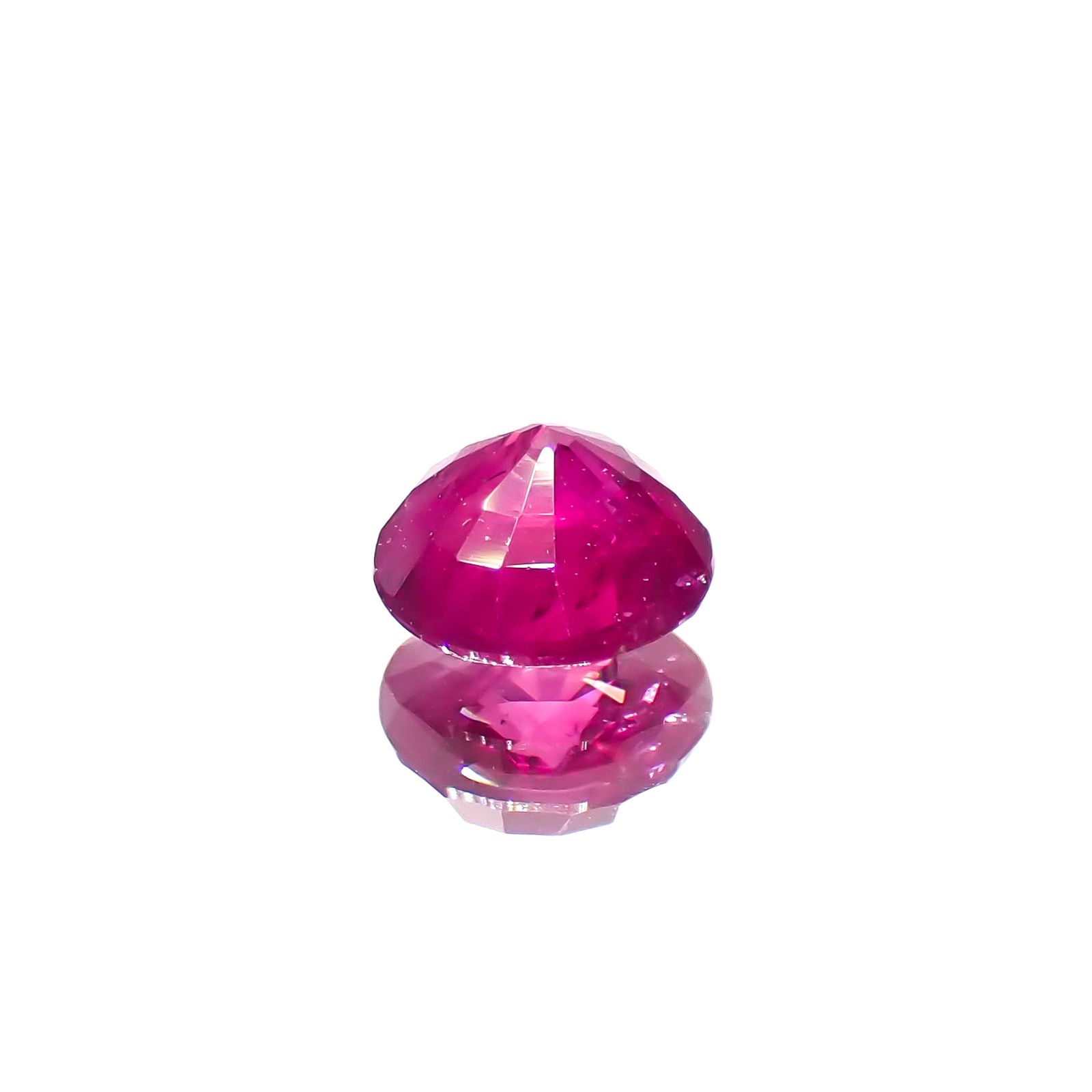ルビー 非加熱 ビルマ産 0.49ct[240628052]4.5x4.5mm前後