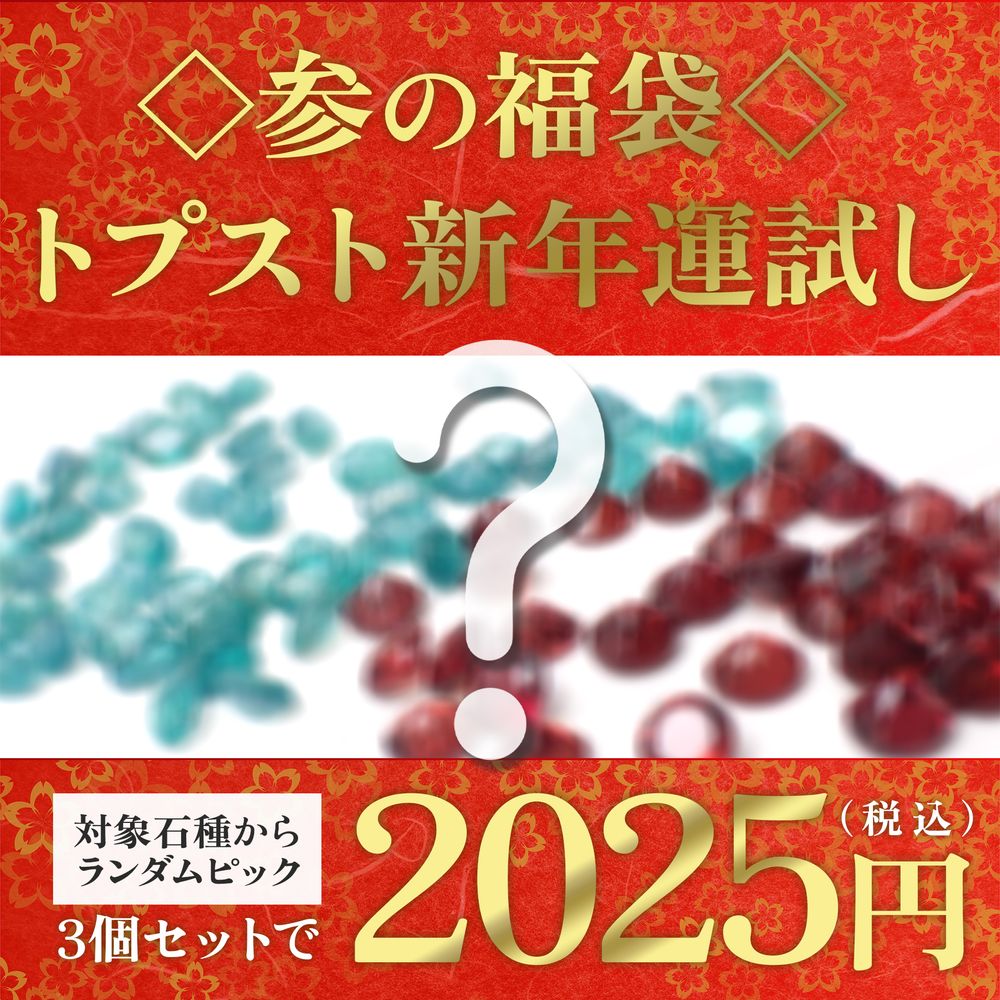 ’25 1月3日(金) ◇参の福袋◇トプスト新年運試し 11時から販売スタート!