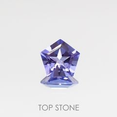 ◇ペンタゴンカット◇タンザナイトSA タンザニア産 ルース 0.31ct[210610994]4.5×4.7mm前後