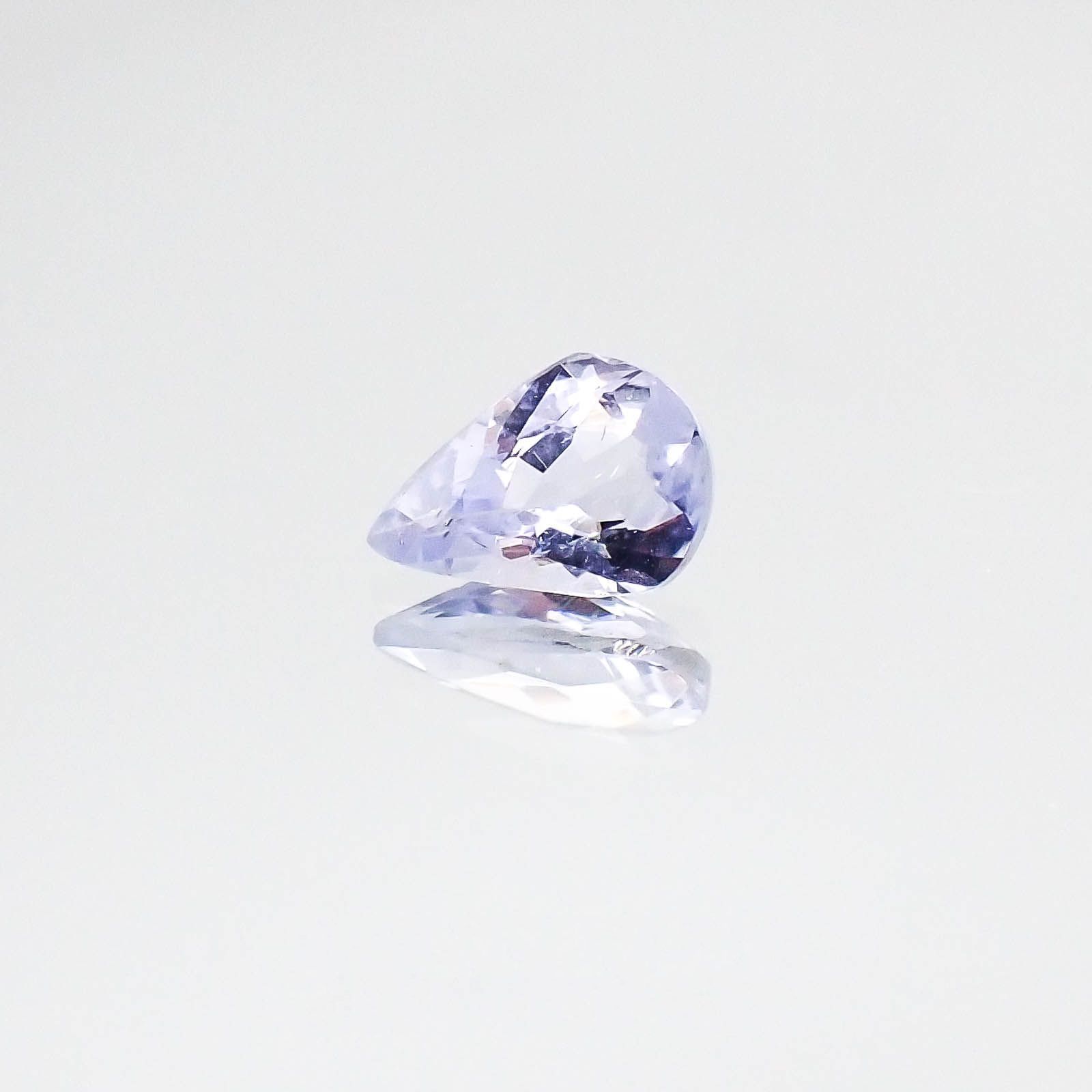 ラベンダーゾイサイト(宝石名ゾイサイト)タンザニア産 0.53ct 識別済[230522017]6.8x4.7mm前後