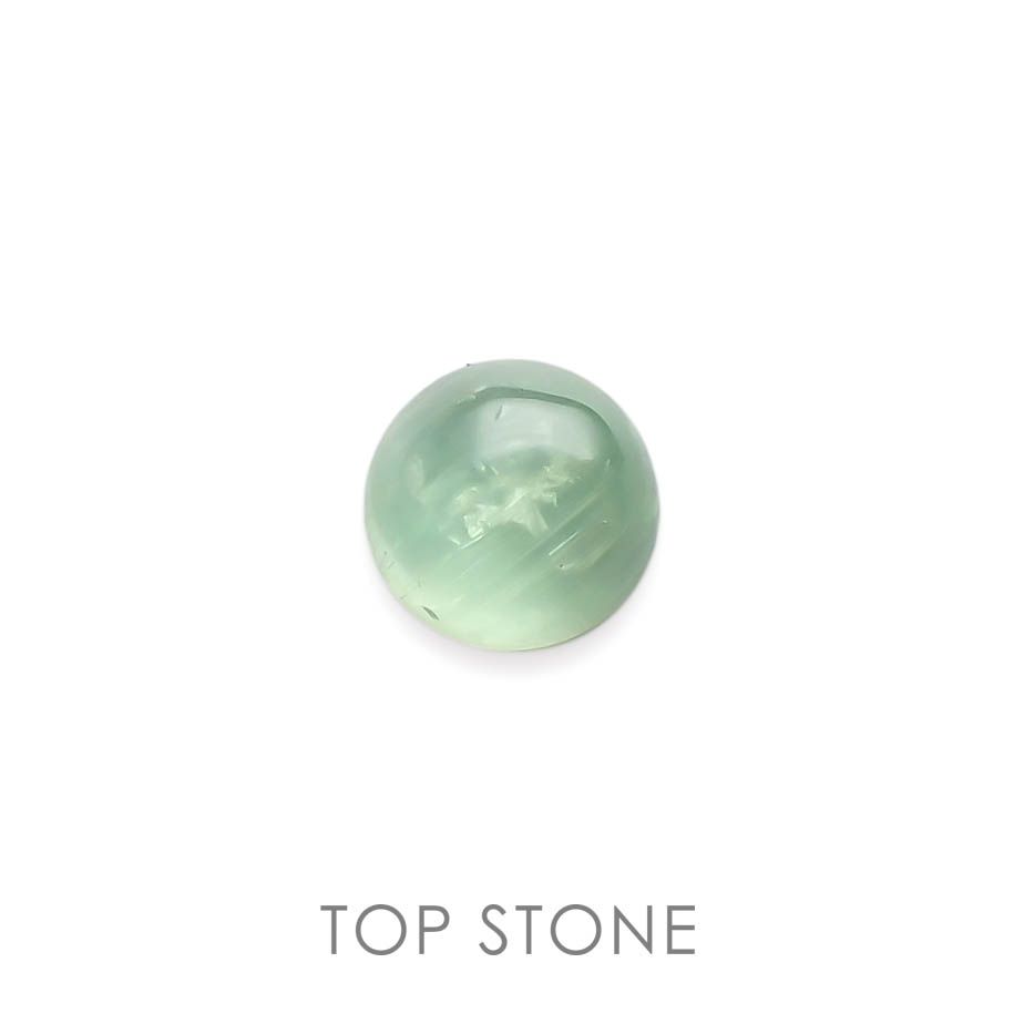 バナジウムコーネルピンキャッツアイ(宝石名コーネルピン)タンザニア産 0.47ct 識別済[230120318]4.4x4.4mm前後