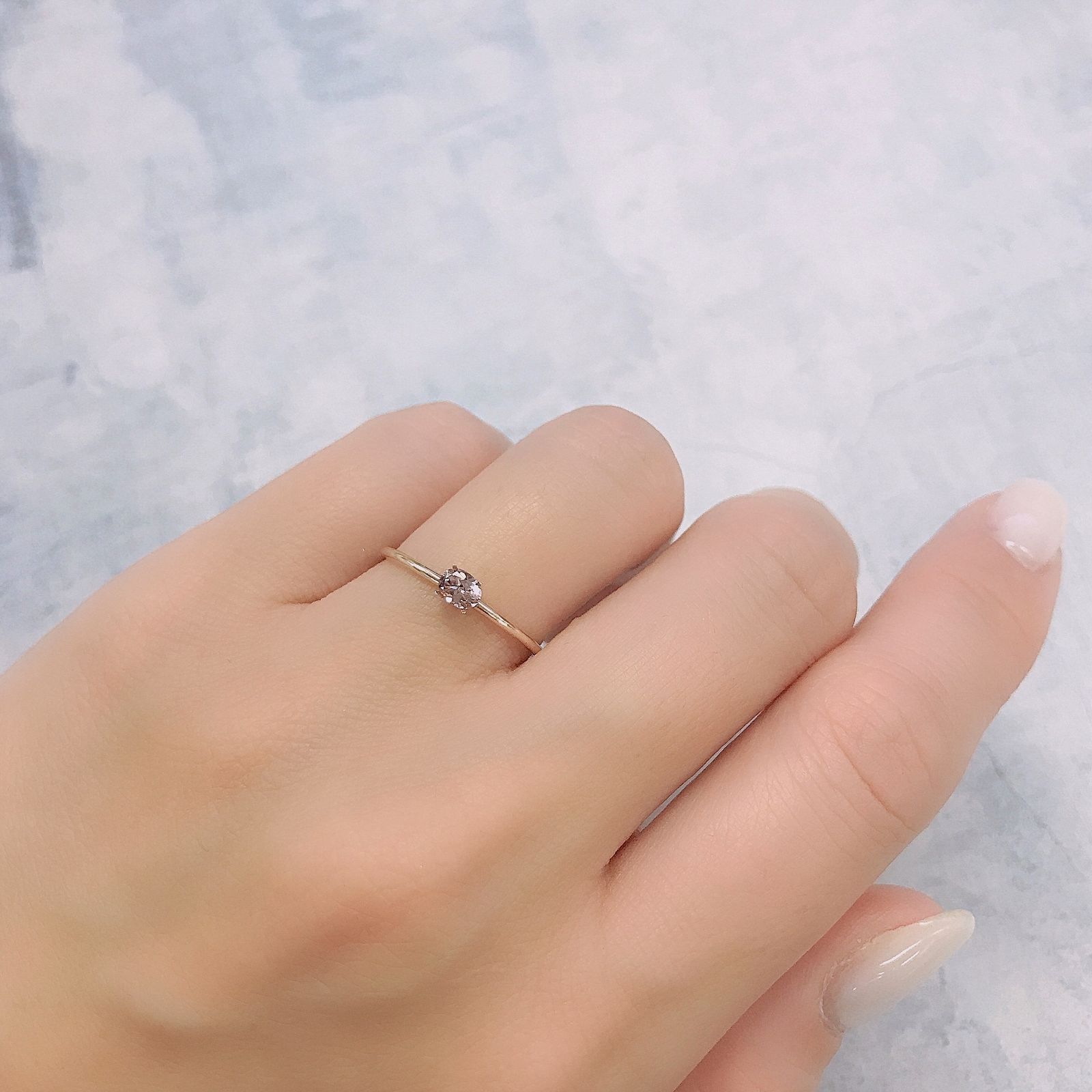 カラーシフトマラヤガーネット(宝石名ガーネット)タンザニア産 0.19ct 識別済[220616424]4x3mm前後