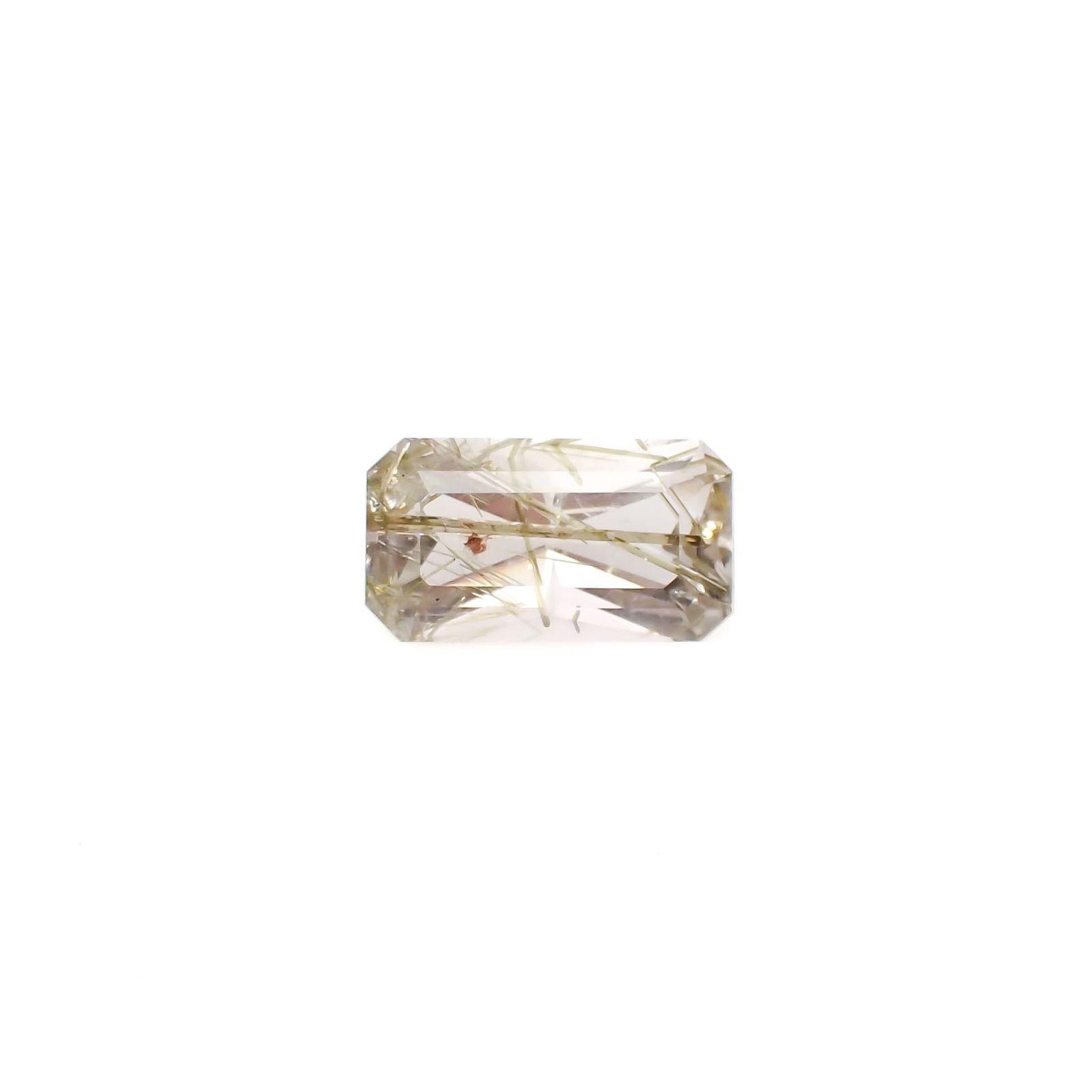 エピドートインクォーツ ブラジル産 5.71ct[240728463]15x8.3mm前後