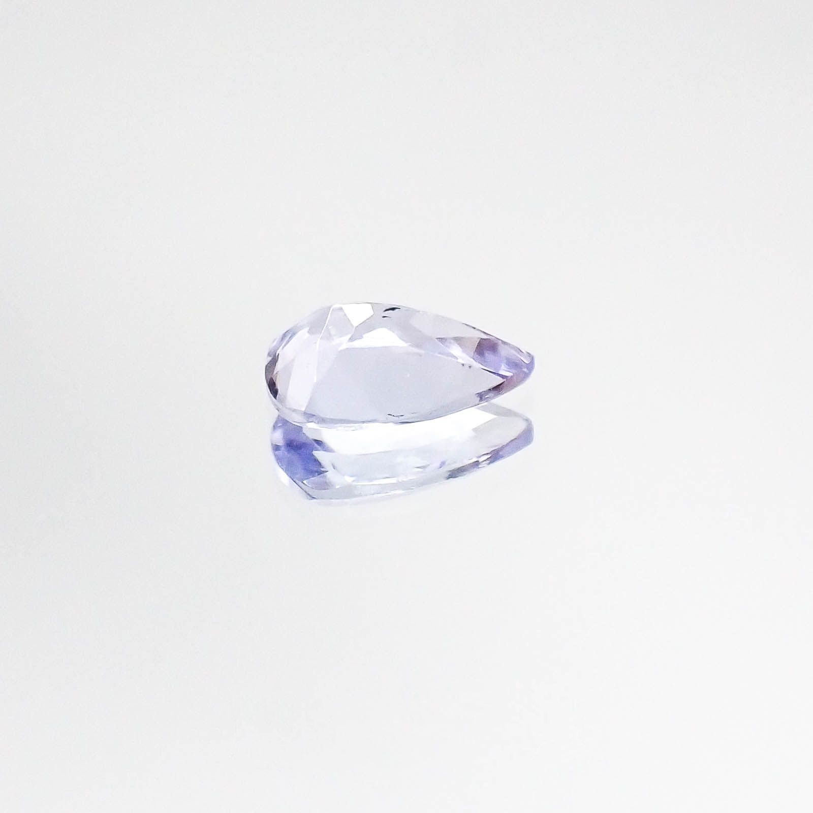 ラベンダーゾイサイト(宝石名ゾイサイト)タンザニア産 0.55ct 識別済[230522016]6.9x4.7mm前後