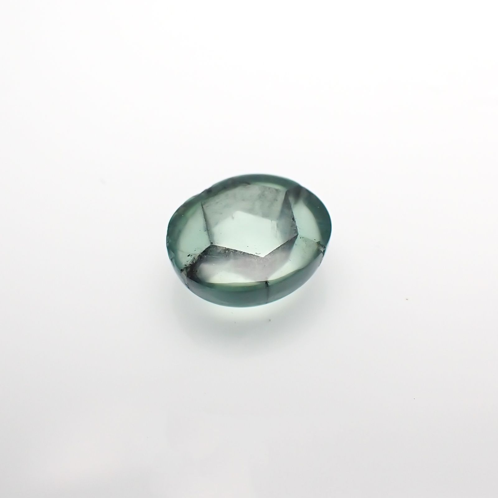 トラピッチェエメラルド(宝石名トラピッチェ・エメラルド)コロンビア・ムゾー鉱山産 1.561ct ソ付(彩珠)[221018888]8x7mm前後