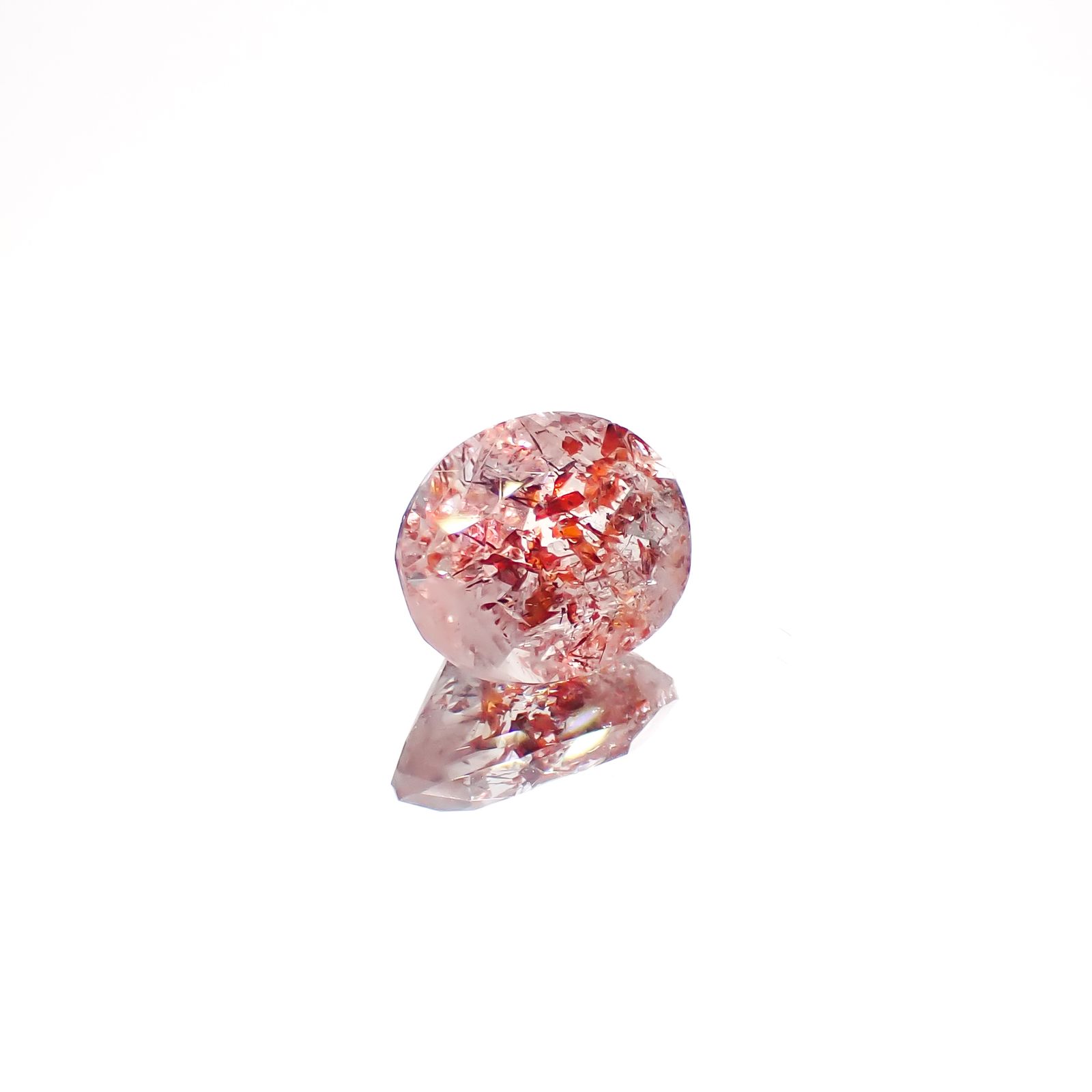 ファイヤークォーツ ナイジェリア産 2.04ct[240326724]9.2x7.6mm前後