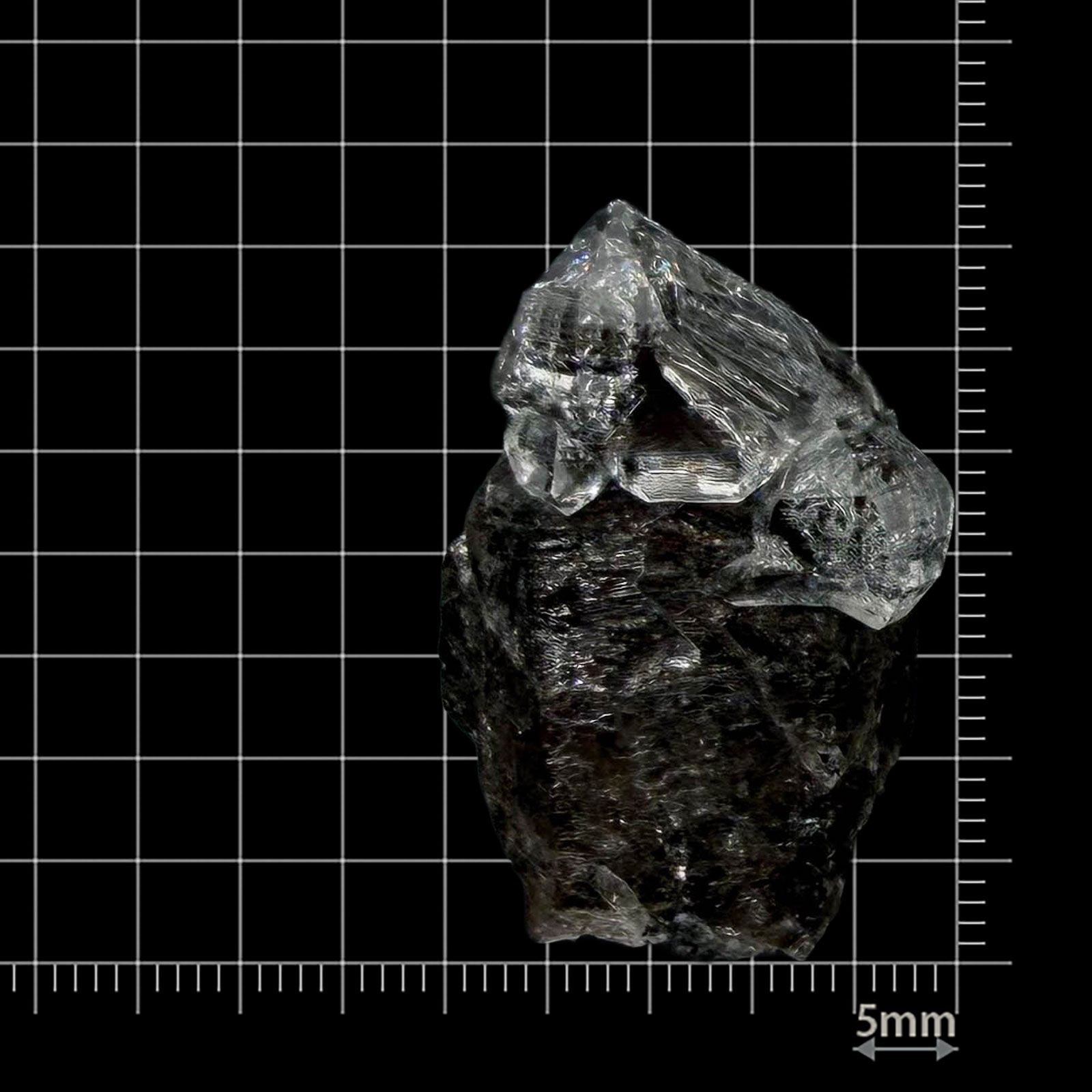 ハーキマーダイヤモンド 原石 アメリカ・ニューヨーク州産 54.11ct / 36.5x24.8mm前後 [260231770]