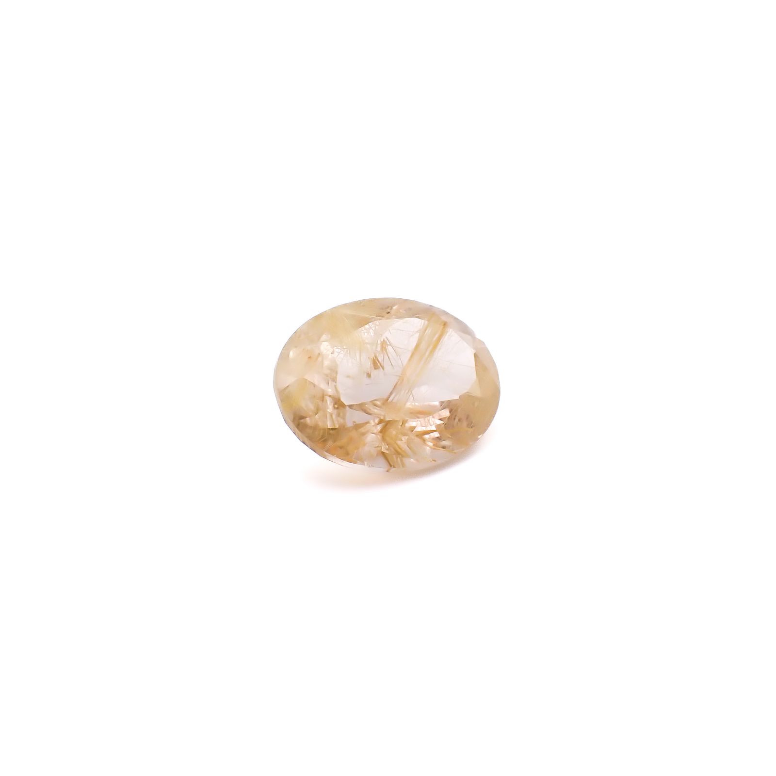 ルチルクォーツ ブラジル産 11.49ct / 17.9x13.3mm前後 [260732403]