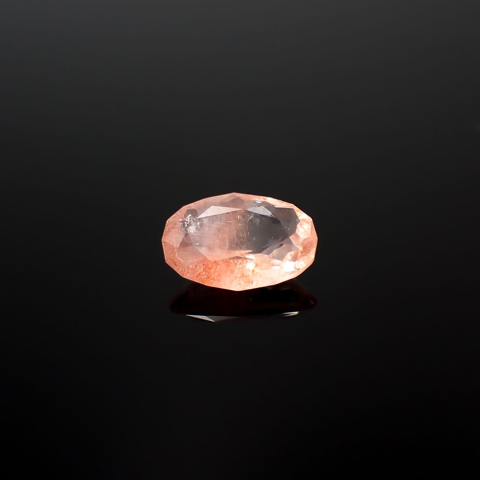 ◇カスタムカット◇ストロベリークォーツ カザフスタン産 0.90ct[240628295]8.3x6mm前後