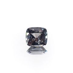 プラチナスピネル(宝石名スピネル)ビルマ産 0.88ct 識別済[250730754]5.9x5.4mm前後