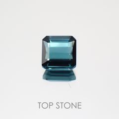 ブルートルマリン ブラジル産 ルース 0.87ct[21049762]5.4×5.3mm前後