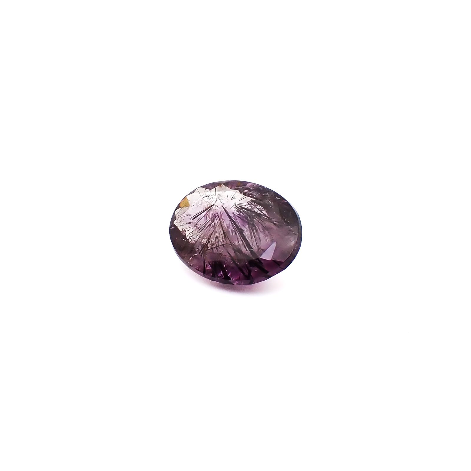 アメジストエレスチャル ブラジル産 6.92ct / 15.3x12.2mm前後 [260933029]