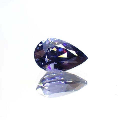 ベニトアイト(宝石名ベニトアイト) アメリカ・カリフォルニア州産 1.435ct ソ付(彩珠)[20052504]8.1×5.5mm前後