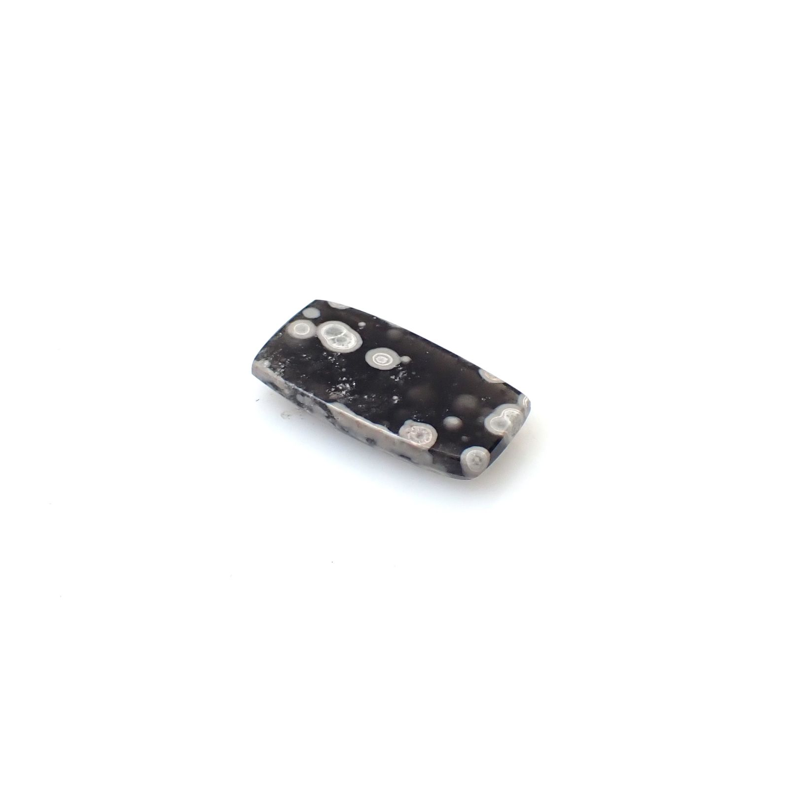 コスミックオブシディアン イタリア産 4.07ct [250730669]16.9x8.7mm前後