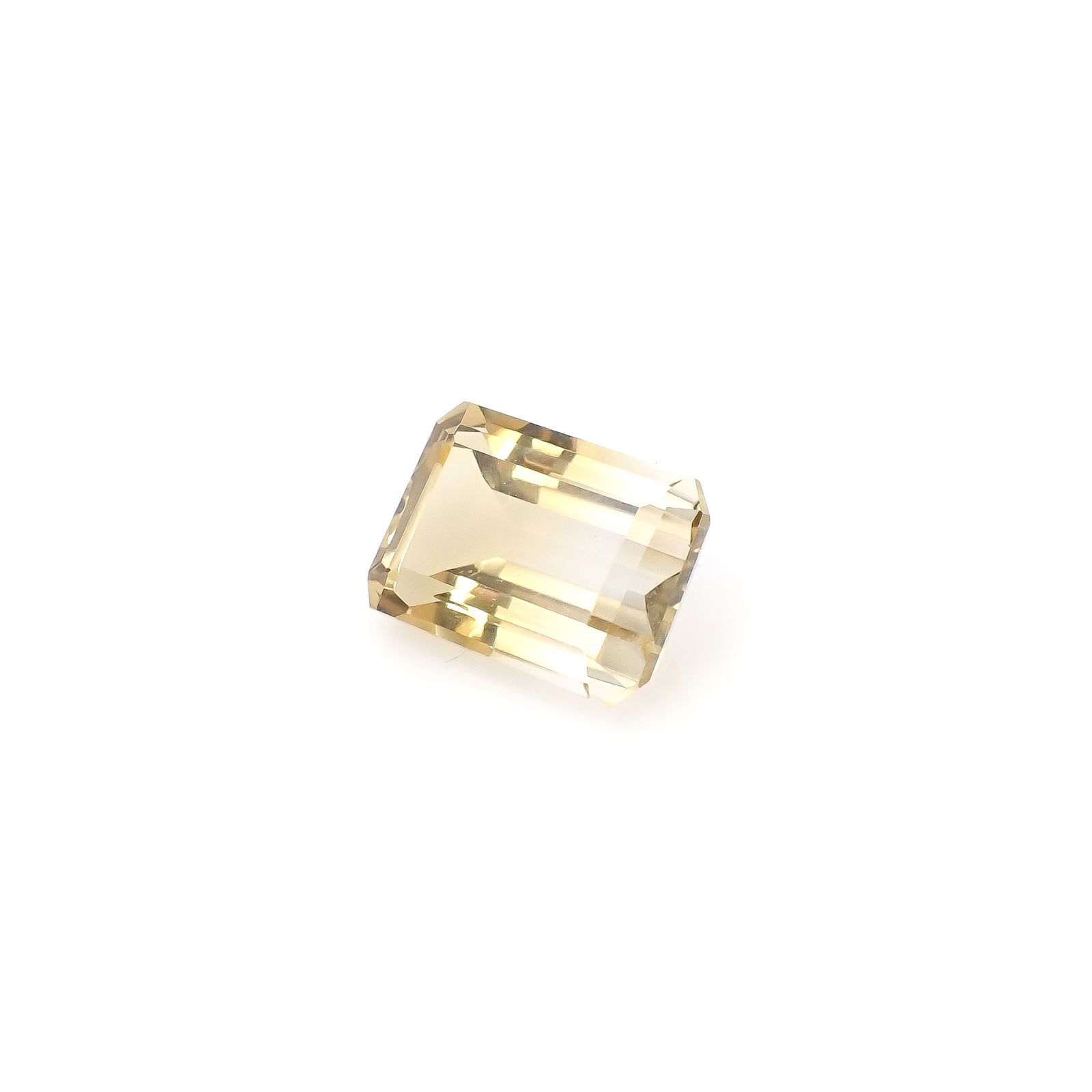 バイカラーシトリン ブラジル・ミナスジェライス州産 6.73ct[240326461]13x9.4mm前後
