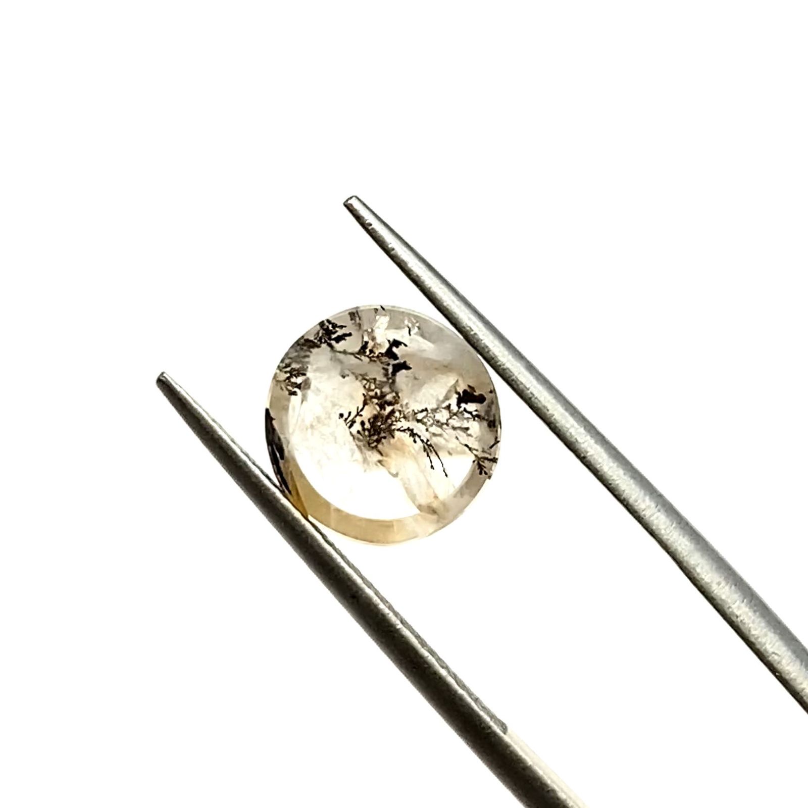 デンドリチッククォーツ ブラジル産 3.03ct[20106734]9.2×9.2mm