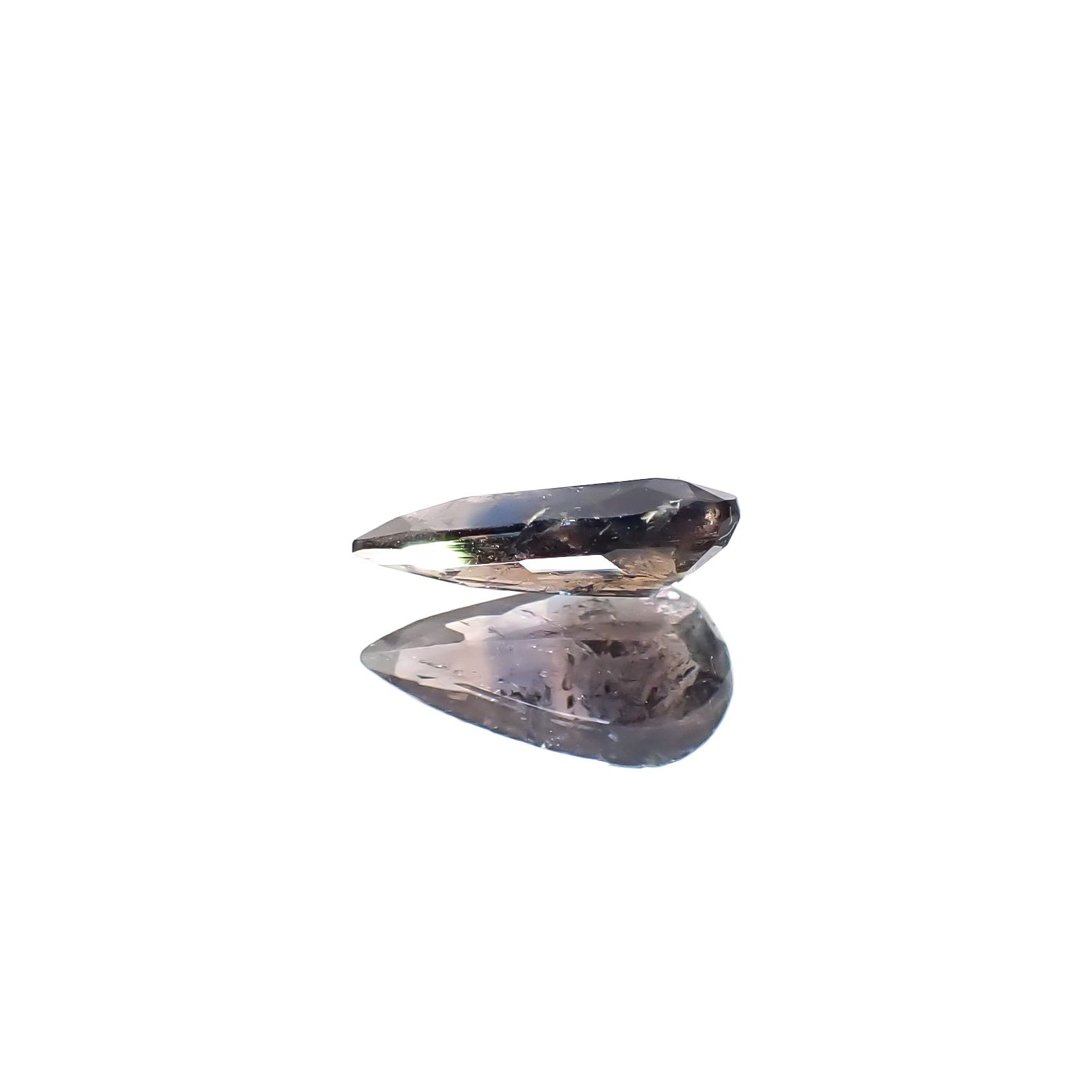 ブルーティントアキシナイト パキスタン産 0.42ct [241229596]7.6x3.9mm前後