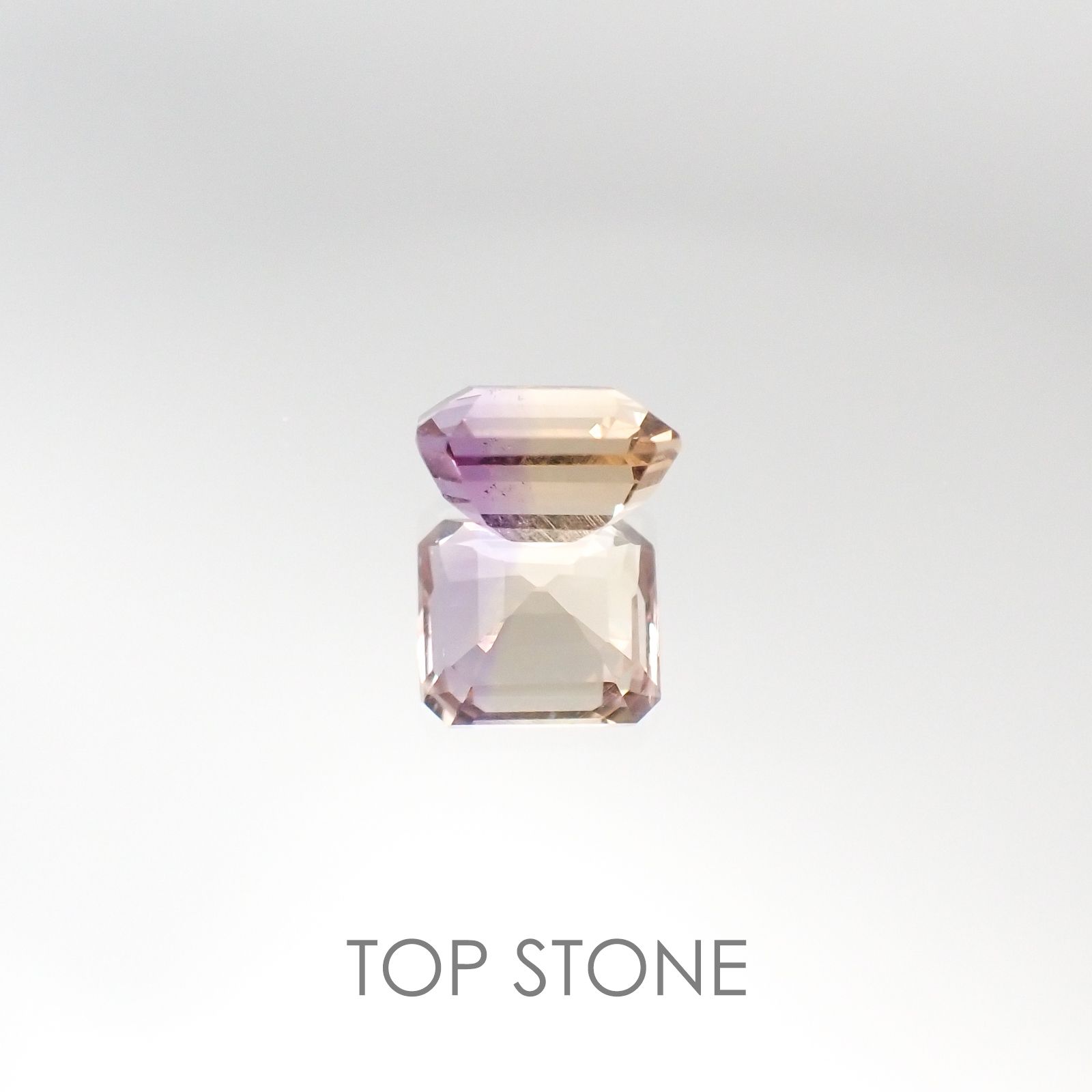 アメトリン ブラジル産 ルース 1.61ct[20095361]7.3×6.7mm前後