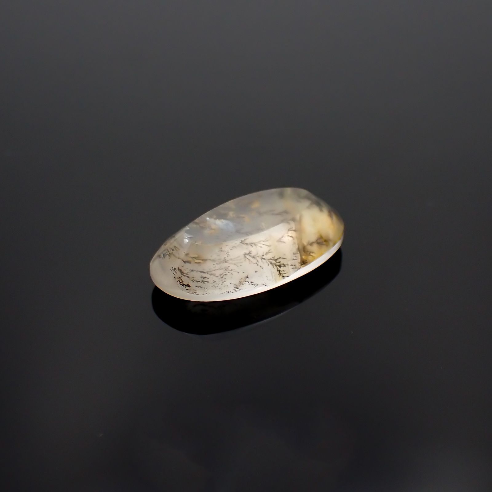 デンドリチッククォーツ ブラジル産 5.22ct[230120003]16.6x9.1mm前後