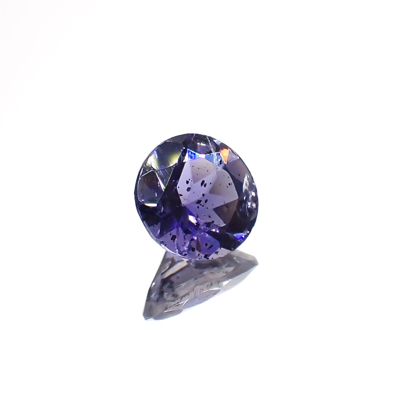 アイオライトサンストーン インド/ブラジル産 0.59ct[230923329]6x5.9mm前後