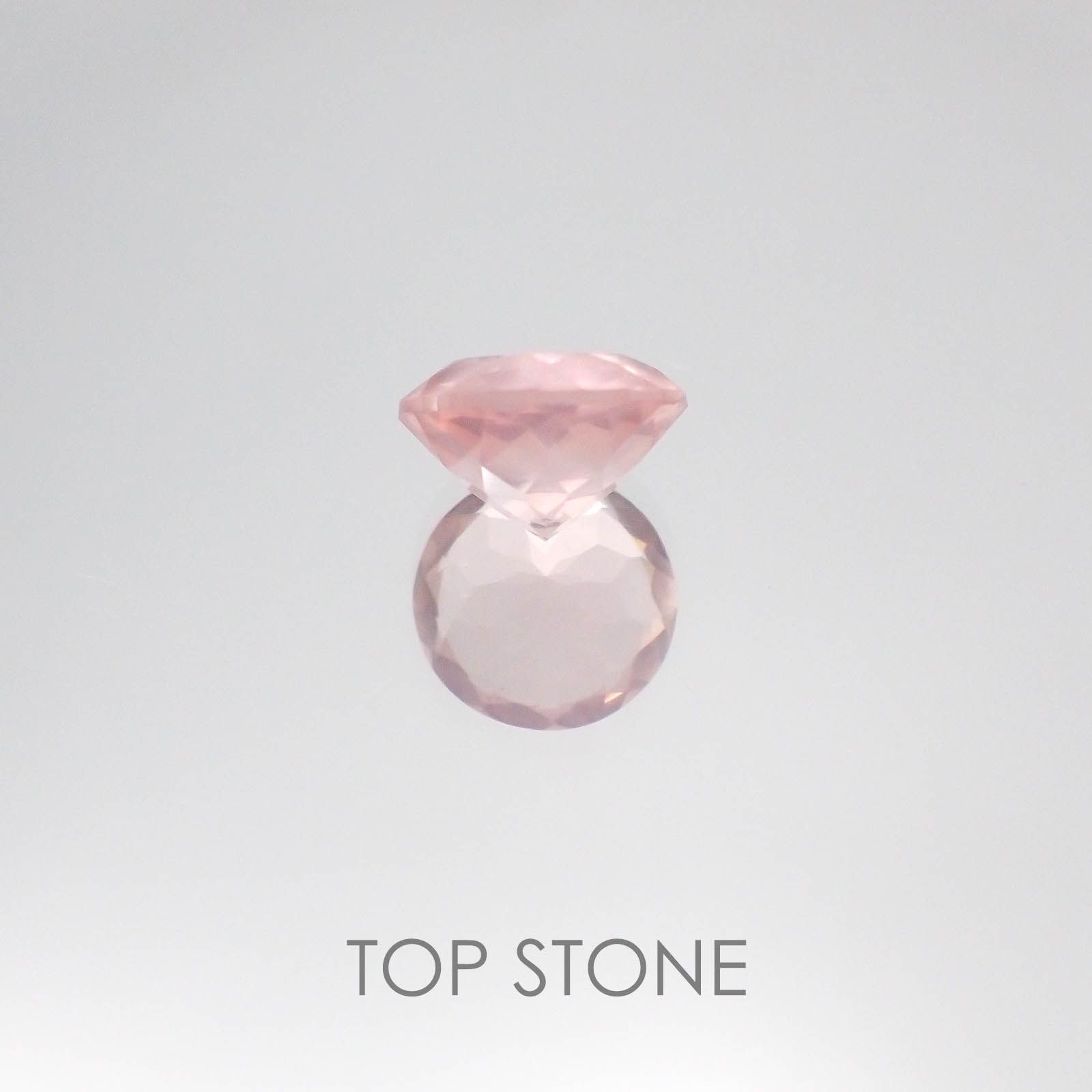 ディープローズクォーツ モザンビーク産 ルース 1.48ct[20084627]7.6×7.6mm前後