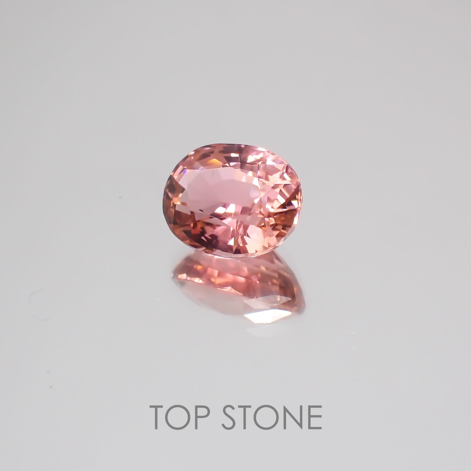 ピンクトルマリン パパラチャカラー ルワンダ産 ルース 1.89ct[21029978]8.5×6.6mm前後