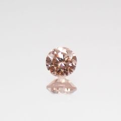 ピンクダイヤモンド SI-2 / FANCY LIGHT BROWN PINK ソーティング付 ルース 0.059ct[210611080]2.3×2.3mm前後