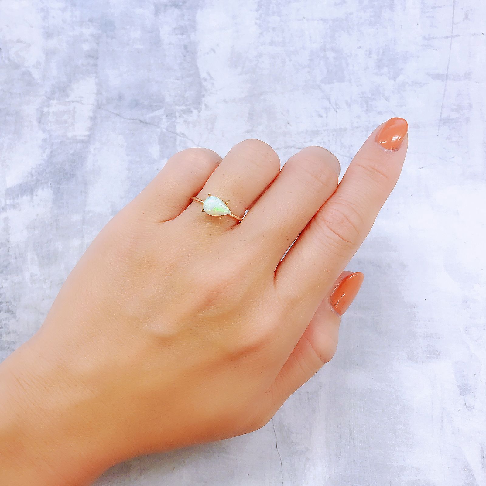 オパール オーストラリア産 0.75ct[221018431]9x5.9mm前後