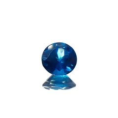 ディープブルーアパタイト マダガスカル産 0.33ct[240828634]4.6x4.4mm前後