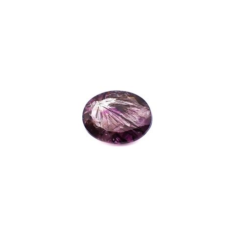 アメジストエレスチャル ブラジル産 6.92ct / 15.3x12.2mm前後 [260933029]