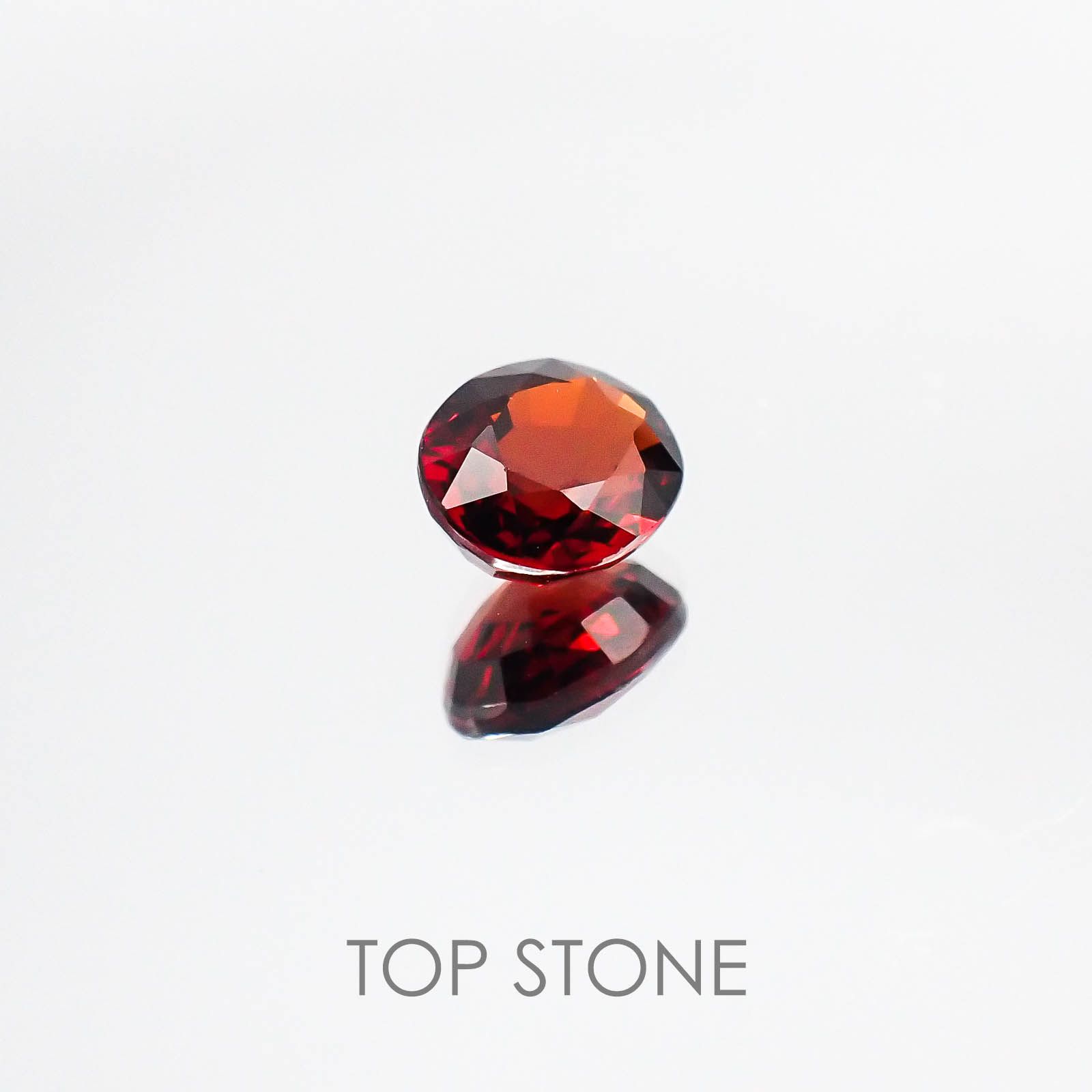 スペサルティンアルマンディンガーネット マダガスカル産 ルース 2.02ct[20073701]7.6×6.5mm前後