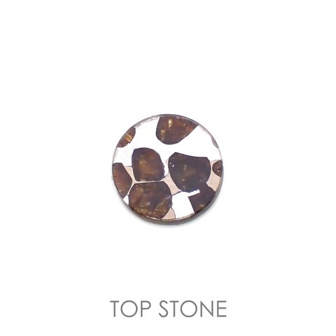 パラサイト隕石Sericho トリプレット 発見地：ケニア 4.43ct[220114157]12.2x12.2mm前後