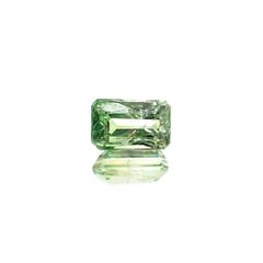 バイカラーツァボライト(宝石名グリーン グロッシュラー・ガーネット) タンザニア産 1.44ct 識別済[210711907]7.4×4.7mm前後
