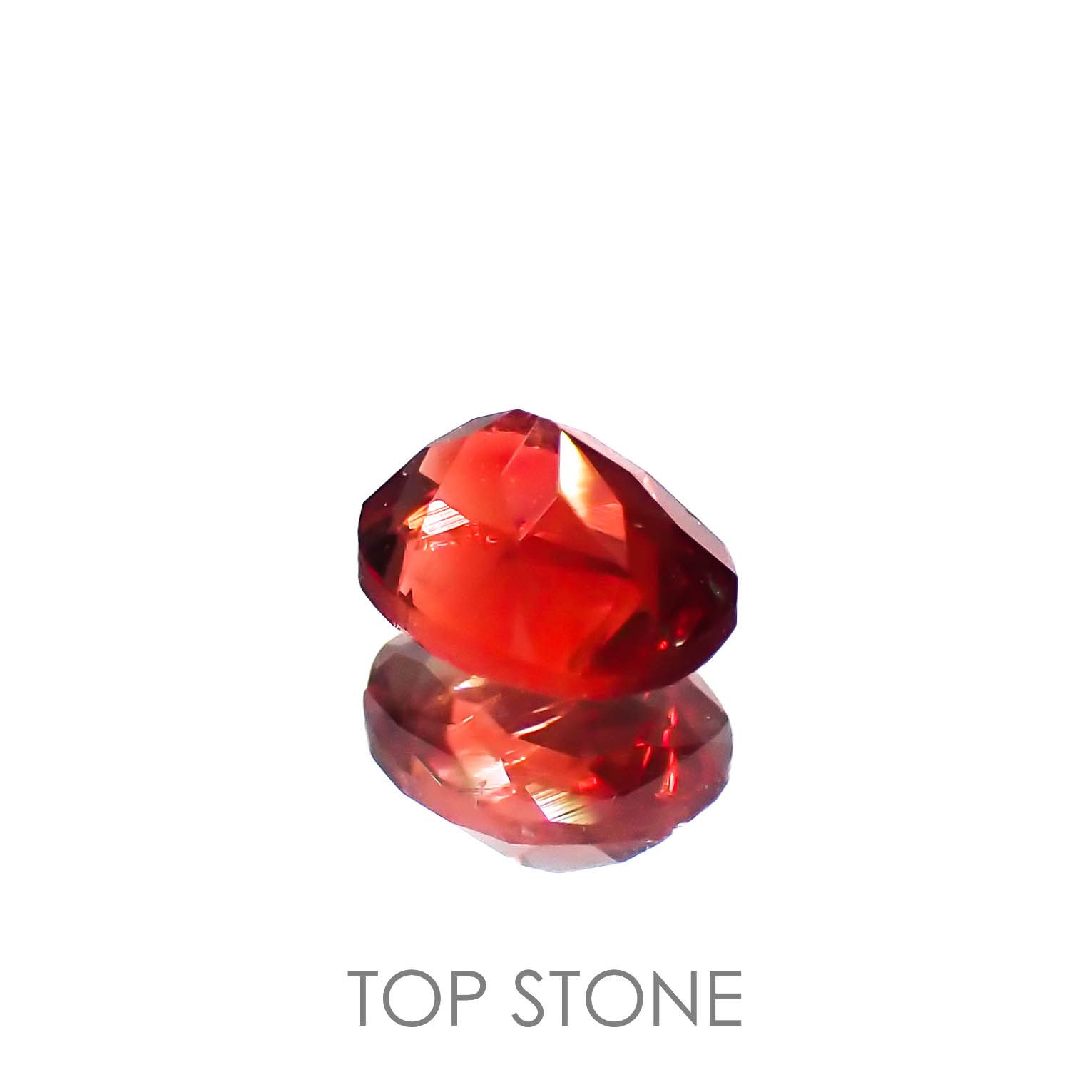 レッドラブラドライト(宝石名ラブラドライト)エチオピア産 0.34ct 識別済[221219571]5x4mm前後