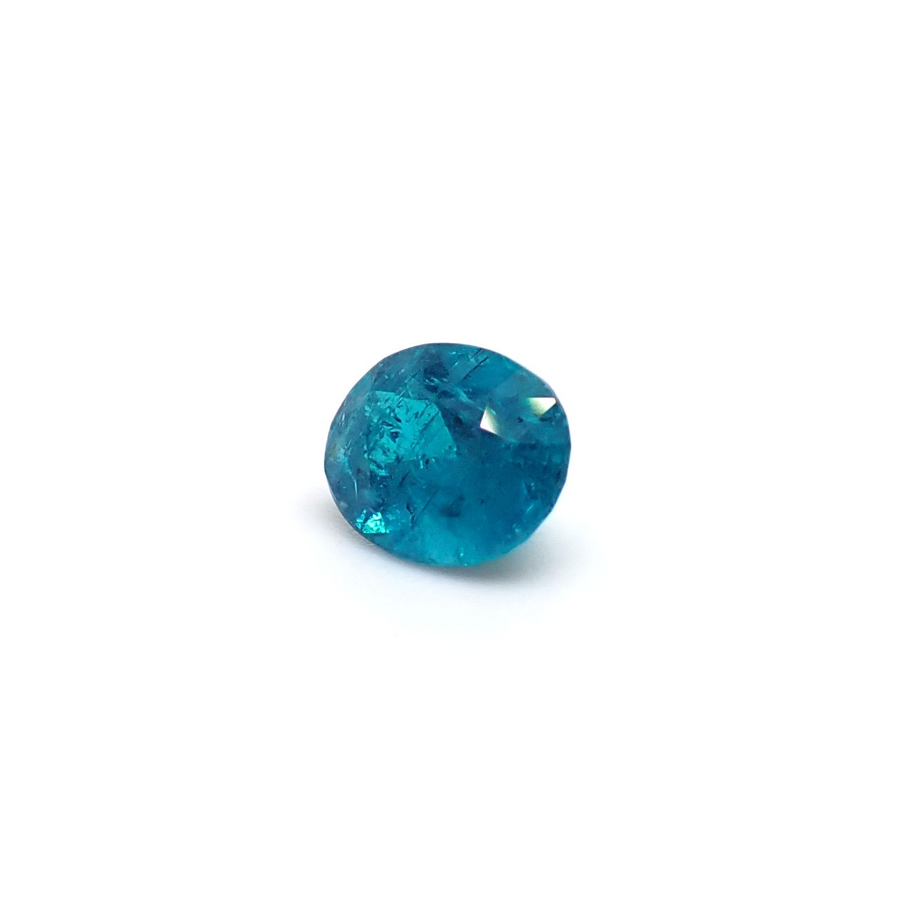 パライバトルマリン(宝石名トルマリン/別名パライバ・トルマリン)エチオピア産 GIA鑑付 1.24ct / 7.85x6.19mm前後 [260933198]