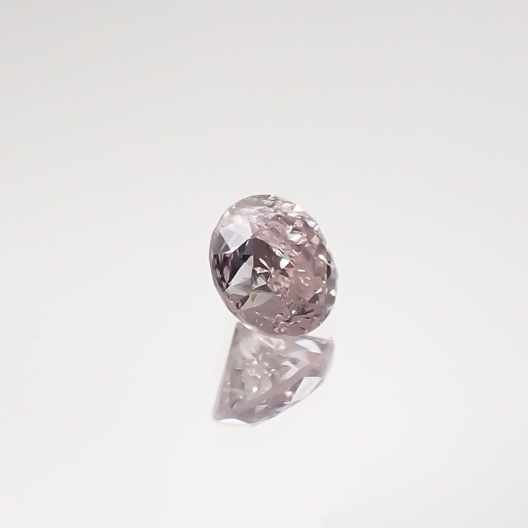 ピンクダイヤモンド(宝石名ダイヤモンド) I-2 / VERY LIGHT PURPLISH PINK 0.111ct ソ付(CGL)[210711794]2.9×2.9mm前後