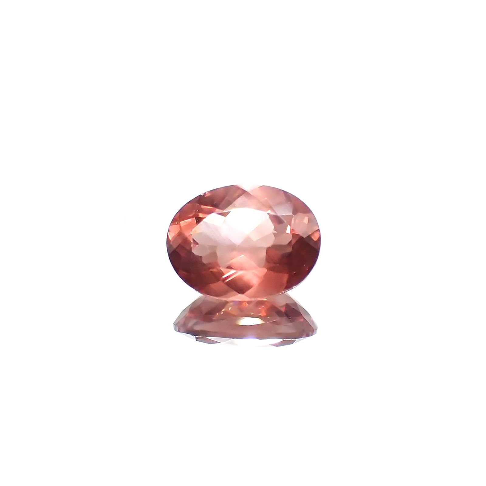 ピンクアパタイト(宝石名アパタイト) ブラジル産 1.51ct 識別済[240212468]8.5×6.5mm前後