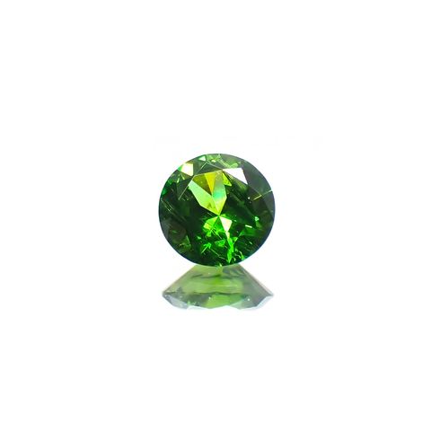 デマントイドガーネット(宝石名デマントイド・ガーネット) ロシア産 0.106ct ソ付(彩珠)[210712092]2.9×2.9mm前後