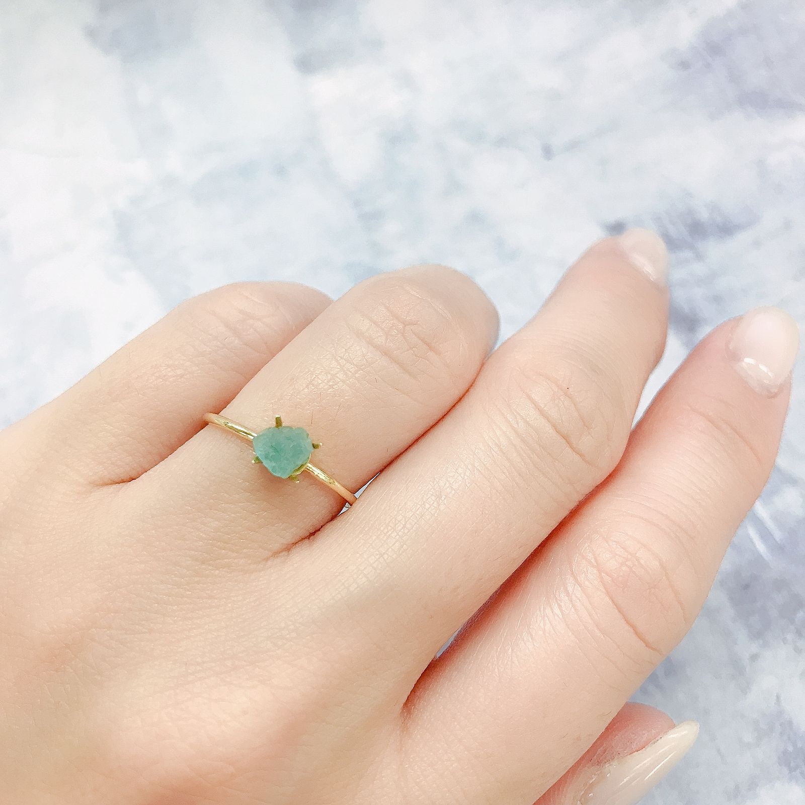 パライバトルマリン 原石 ブラジル・パライバ州バターリャ鉱山産 0.38ct[220516000]4.8x4.8mm前後