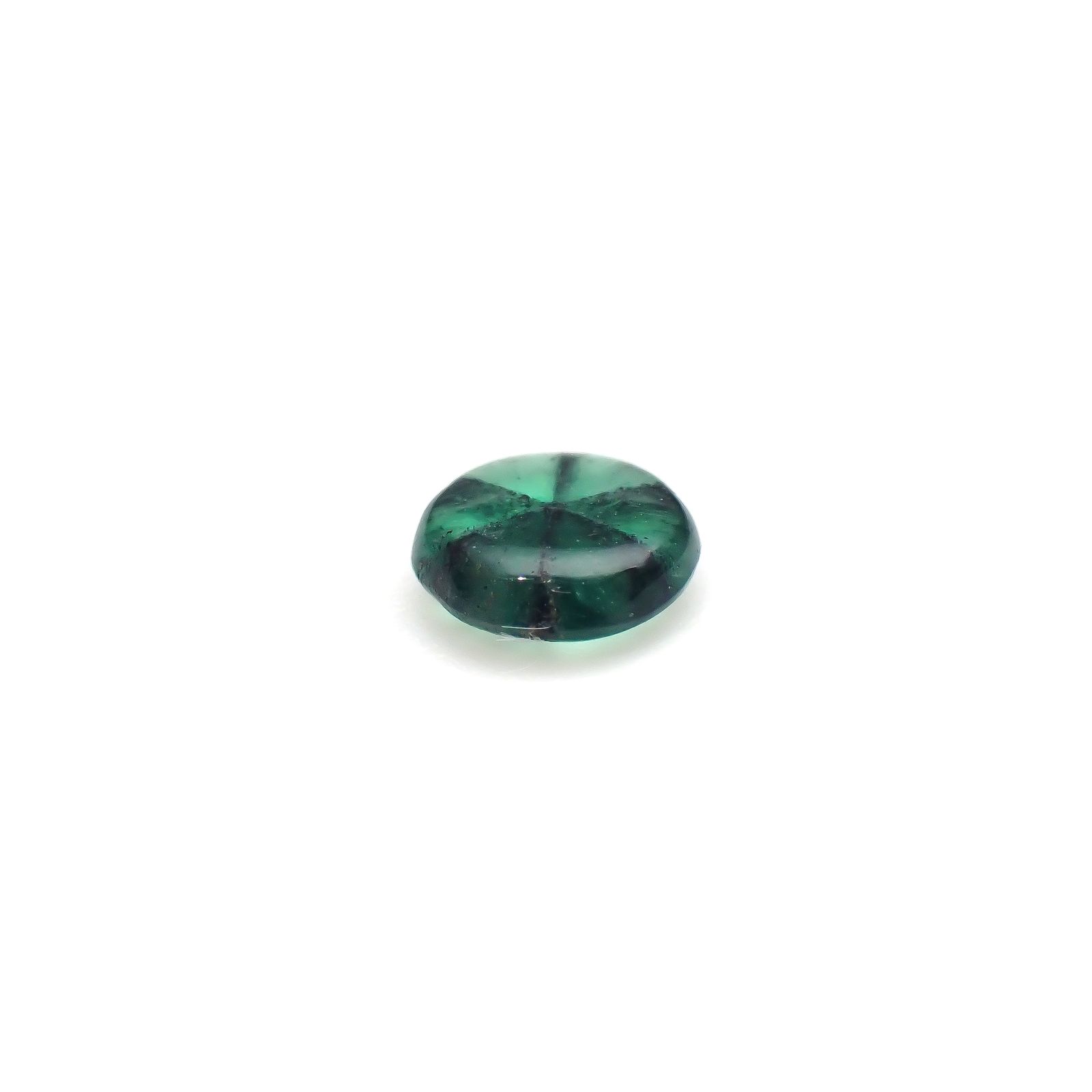 トラピッチェエメラルド コロンビア産 0.39ct[240326504]5.2x5.1mm前後